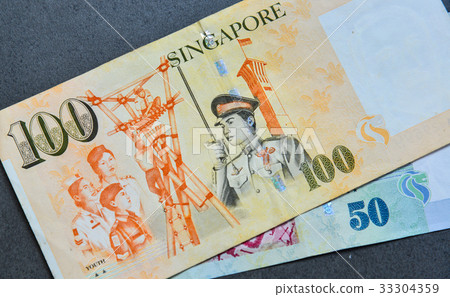Singapore banknote dollar (SGD) Singapore banknote dollar (SGD) 33304359