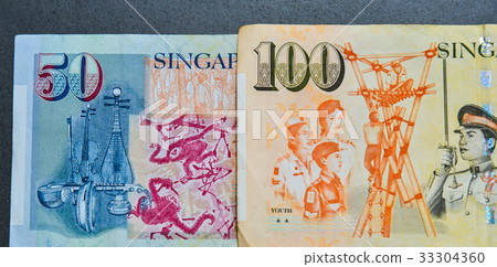 Singapore banknote dollar (SGD) 33304360