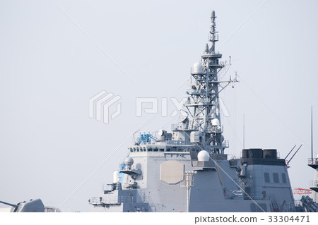 宙斯盾艦 照片素材 圖片 圖庫
