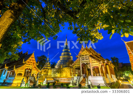 Wat Phra Singh is a Buddhist temple Wat Phra Singh is a Buddhist temple 33306801