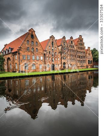 Salzspeicher, salt storage warehouses in Lubeck 33307584