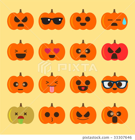 emoji, halloween, pumkin 33307646