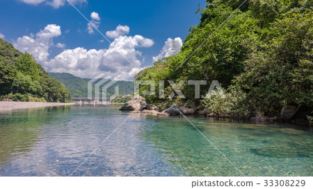 Kumano River in summer 33308229