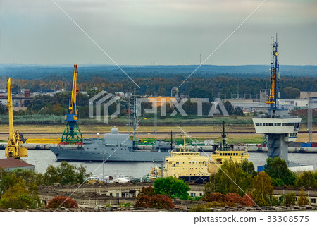 Military ship sailing Military ship sailing 33308575
