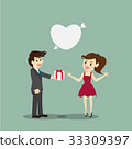 Couple in love.Happy Valentine's day. 33309397