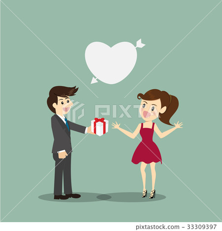 Couple in love.Happy Valentine's day. Couple in love.Happy Valentine's day. 33309397