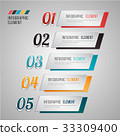 Modern Infographic  element banner. 33309400