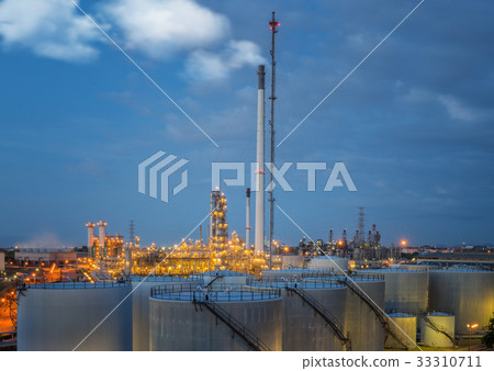 Oil tank and oil refinery factory in Thailand 33310711