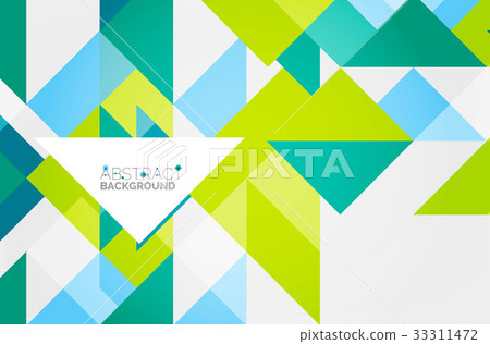 Triangle pattern design background - Stock Illustration [33311472] - PIXTA