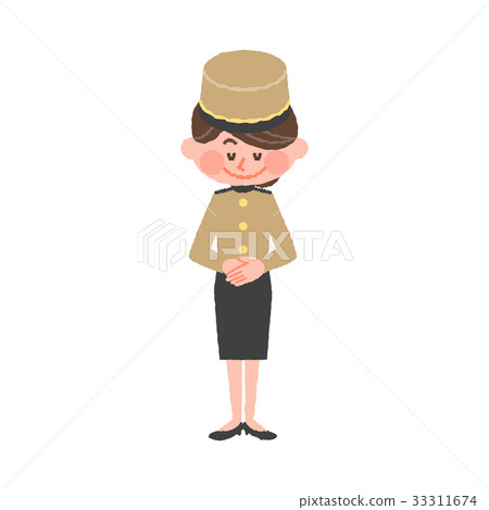 Hotel staff to bow Hotel staff to bow 33311674