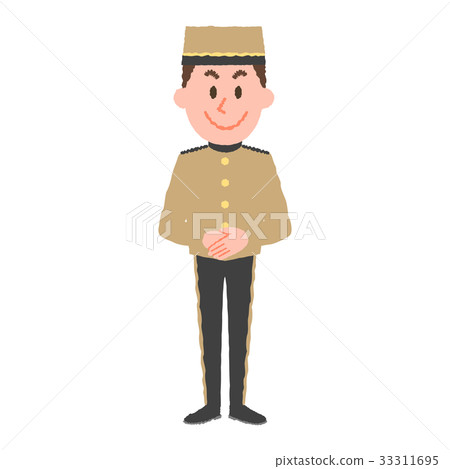 A smiling hotel staff 33311695