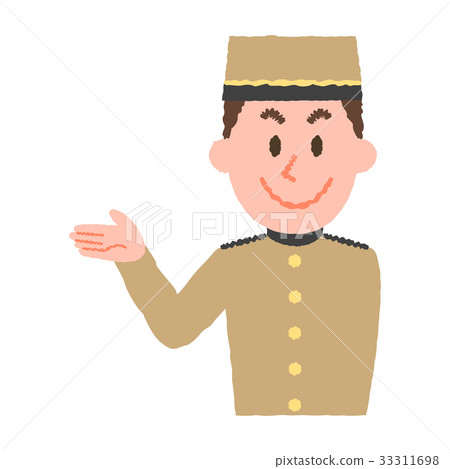 A smiling hotel staff 33311698