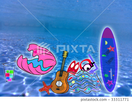 travel summer seashore with beach 33311771