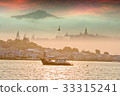 morning fishing boats village at Thailand 33315241