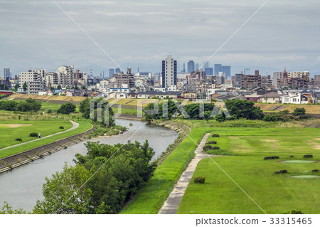 愛知縣名古屋市風景Yadagawa 愛知縣名古屋市風景Yadagawa 33315465