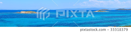 Aegean sea coast (Chalkidiki, Greece). 33318379
