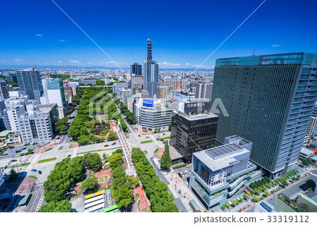 《Aichi Prefecture》Nagoya/Urban scenery 《Landscape overlooking from the TV tower》 33319112