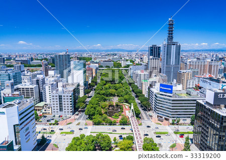《愛知縣》名古屋/都市風光《從電視塔俯瞰的風景》 33319200