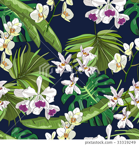 Seamless vector pattern of exotic hand drawn Seamless vector pattern of exotic hand drawn 33319249