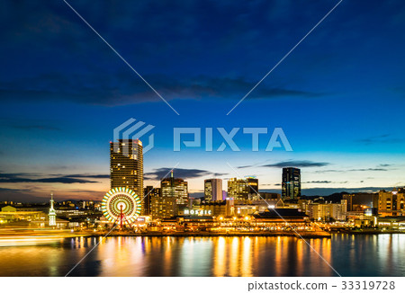 Night view of Kobe Bay Area Night view of Kobe Bay Area 33319728