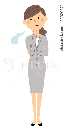 Suits woman sigh - Stock Illustration [33320571] - PIXTA