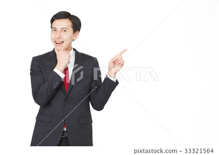 Male business pointing Male business pointing 33321564