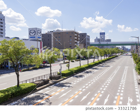 名古屋市西區城市風景Josai 1丁目南交叉口國道22 Route Kikunoo Street 名古屋市西區城市風景Josai 1丁目南交叉口國道22 Route Kikunoo Street 33321786