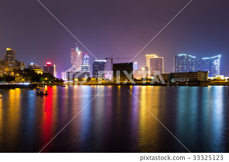Macao skyline night Macao skyline night 33325123
