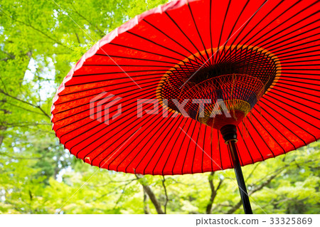 Traditional Japanese red umbrella Traditional Japanese red umbrella 33325869