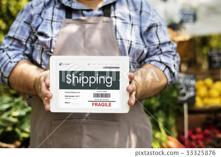 Shipping freight cargo care fragile 33325876