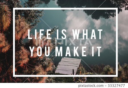 Nature sky photo with motivative quotes 33327477