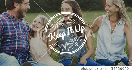 Family Enjoy Life Together Happiness Positive Life Word Graphic 33330030