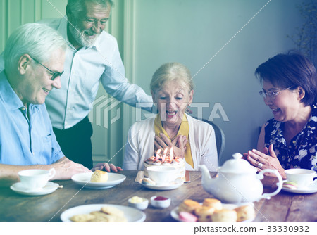 Senior Life Celebration Cake Birthday 33330932