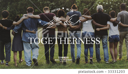 Partnership Team Support Togetherness Cooperation Hands Graphic 33331203