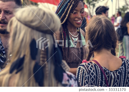 People Enjoying Live Music Concert Festival People Enjoying Live Music Concert Festival 33331370