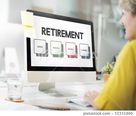 Retirement Plan Budget Investment Concept 33331800
