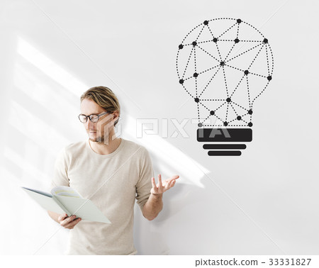 Network connection graphic overlay background Network connection graphic overlay background 33331827