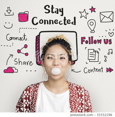 Communication Stay Connected Community Concept 33332296