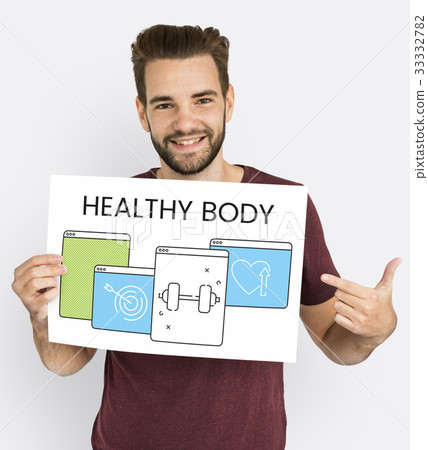 Healthy lifestyle fitness website homepage application Healthy lifestyle fitness website homepage application 33332782