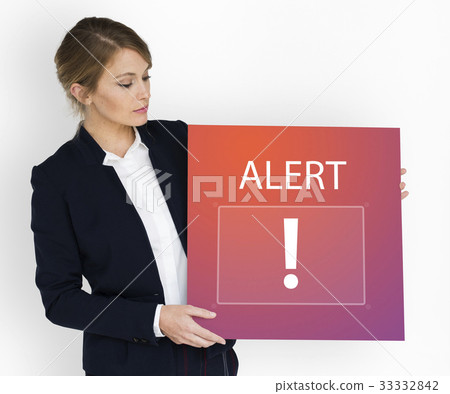Exclamation Alarm Caution Warning Notification Mark Sign 33332842