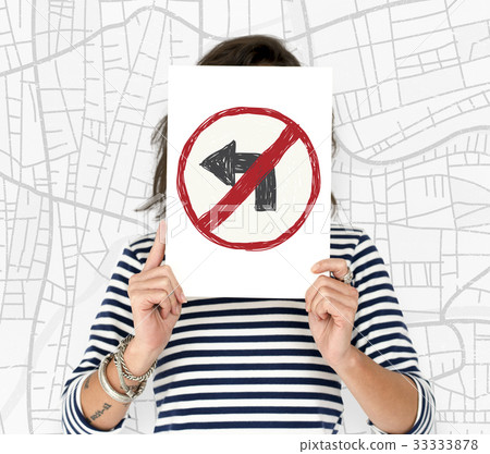 Woman holding network graphic overlay banner Woman holding network graphic overlay banner 33333878