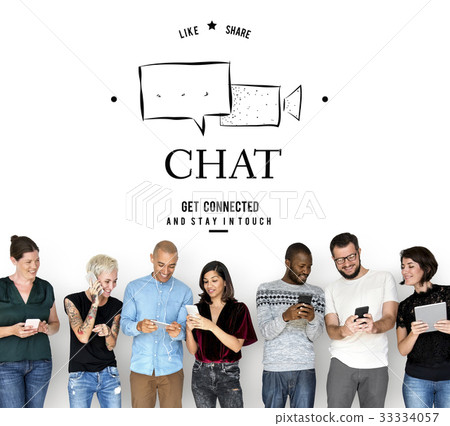 Social Media Chat Message Global Network Online Communication Speech Bubble Graphic Social Media Chat Message Global Network Online Communication Speech Bubble Graphic 33334057