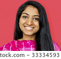 Young woman smiling studio photo 33334593
