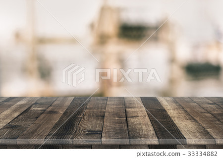 Wooden tabletop perspective for product placement Wooden tabletop perspective for product placement 33334882