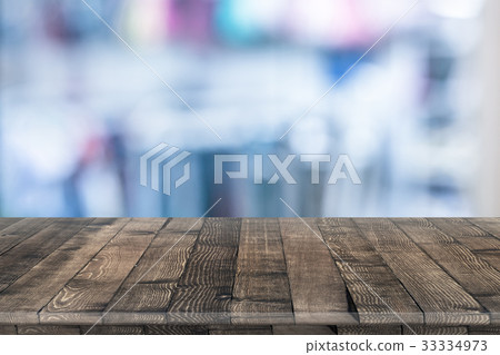 Wooden tabletop perspective for product placement 33334973