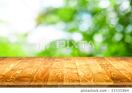 Rustic wooden table vintage style in perspective Rustic wooden table vintage style in perspective 33335864