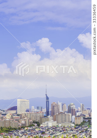 Beautiful cityscape of Fukuoka 33336459