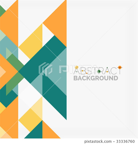 Triangle pattern design background - Stock Illustration [33336760] - PIXTA