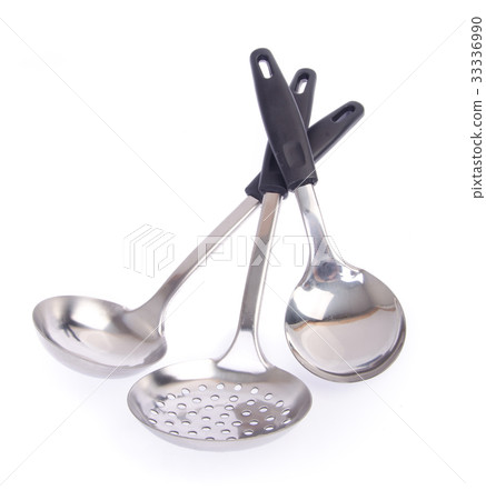 Set of high quality kitchen utensils on white 33336990