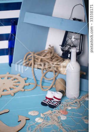 Composition of sailors toys for child Composition of sailors toys for child 33338171